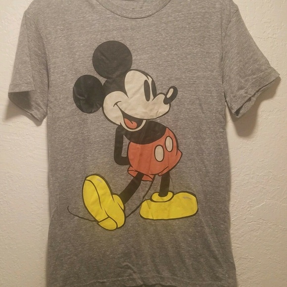 Disney Other - Disney Mickey Mouse Mens Sm C P 34/36 Grey T Shirt